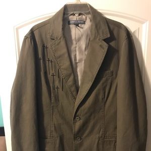 Men’s vintage jimmy’z brand graphic blazer size L